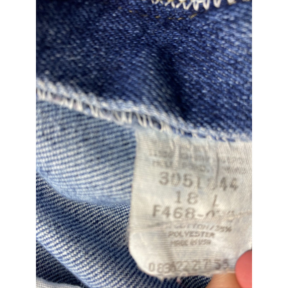 Lee Original Jeans Womens Plus Size 18 L Medium Wash Denim Straight Mom‎ Hi Rise - Picture 5 of 12